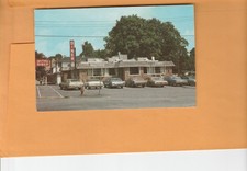 1981 vintage postcard Milford Diner Pa. Pennsylvania / old cars picture