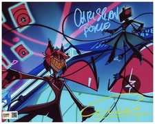 Amir Talai & Christian Borle Signed 8x10 Photo Hazbin Hotel Autograph Zobie COA picture