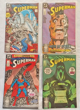 Superman #19-22, 28-73, 76-91, 94-95 DC Comics 1988-1994 66 Issue Lot VF picture