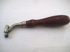 Antique Wooden Handle Burke & James Co. Small Cutting Wheel in Good Condition picture