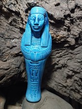 Ancient Egyptian Antiques Ushabti Rare Statue Antique Pharaonic Egyptian BC picture
