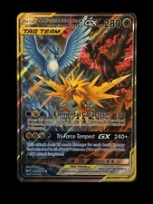 Pokemon Articuno Zapdos Galarian Moltres GX Non-TCG Display picture