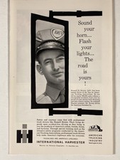 1960 International Harvester Truck Print Ad Sound Your Horn picture
