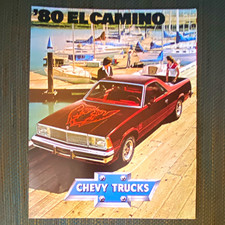 Vintage 1980 Chevrolet El Camino Chevy Trucks Sales Brochure Catalog picture