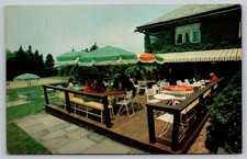 Popponesset West Outdoor Dining Deck West Falmouth MA Restaurant Postcard picture