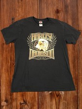 2015 Harley Davidson Men’s Sz L Black Barbados West Indies Graphic Biker Shirt picture