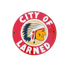 VINTAGE CITY OF LARNED INDIAN CHIEF 6