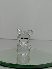 Vintage Swarovski Crystal Zoo Collection Mini Teddy Bear Figurine, Signed ©Zoo picture