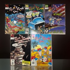 Marvel Comics The Ren & Stimpy Show Comic Book LOT-All 5- picture