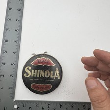 Vintage Shinola Black Shoe Polish Tin Best Foods Inc USA Old Contents picture