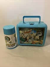Vintage 1990's Aladdin CHIP N DALE Rescue Rangers Lunchbox Original W/ Thermos picture