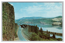 Evergreen Highway Along Columbia River WASHINGTON Scenic Vintage Postcard  picture