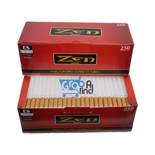 ZEN King Size Full Flavor Cigarette Tubes 2 Boxes (250 per box, 500 Tubes Total) picture