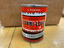 VINTAGE~ FULL NOS~ LUBRI-LOY FUEL CONDITIONER 4 OZ CAN~ EXCELLENT CONDITION picture