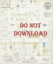 1912 COPY   Map Monroe  Nebraska Highly Detailed Street Maps 17