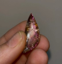 Fiery Pink Covellite in Quartz – Incredibly Rare Gem Specimen picture