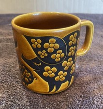 Vintage Hornsea England Mug Pigs John Clappison Brown Retro Pig Tea Coffee UK picture