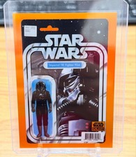 Topps 2026 Star Wars Chrome Galaxy Comicfractor Imperial TIE Fighter Pilot /25 picture