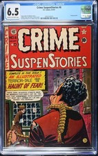 Crime Suspenstories #6 CGC FN+ 6.5 Cream To Off White Hanging Cover EC 1951 picture