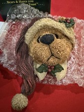Boyds Bears Bearstone Edmund Deck the Halls Figurine Boxed 1997 picture