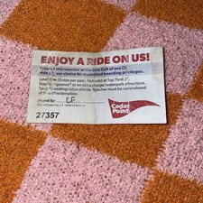 CEDAR POINT FREE RIDE PASS (THIS PASS TAKES YOU TO THE FRONT OF THE LONG LINES) picture