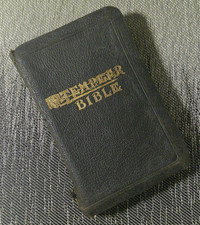 Vintage Templar Bible leather