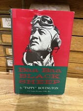 SIGNED PAPPY Col. Gregory BOYINGTON BAA BAA BLACKSHEEP SQUADRON WWII USMC Book picture