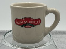 Luigi Murphy's Irish-Italian Cafe Coffee Mug Heavy Restaurant 1980s Stockton CA picture