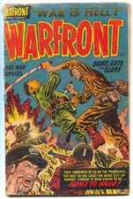 Warfront #8 1952- HAND TO HAND- Golden Age Korean War comic picture