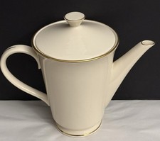 Lenox Cosmopolitan Collection Hayworth Rare Collectible Coffee Pot W/ Lid picture