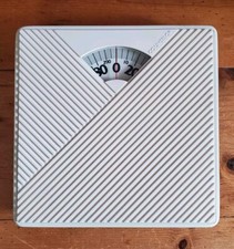 Counselor Vintage Retro White Bathroom Scale Mid Century Modern Home Decor picture