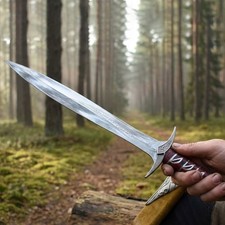 Handmade 22'' Bilbo Sword Rings Elven Medieval Dagger Frodo Movie Replica picture