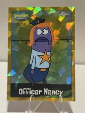 2025 topps Sapphire spongebob  Officer Nancy Book End /50 picture