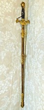 Vintage Knights of Pythias Ceremonial Sword w/ Scabbard Pettibone Bros picture