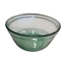 Vintage Anchor Hocking Ovenware Green Glass Mixing Bowl 1.5 Qt #1057, 7⅜