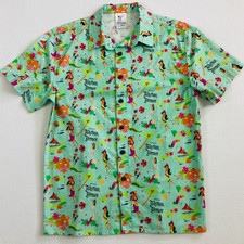 Disney D23 Expo WDI Exclusive Disneyland TAHITIAN TERRACE Tiki Camp Shirt Size S picture