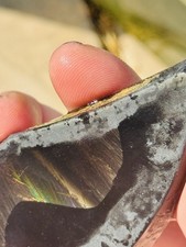 181ct Rare Fire Obsidian-Glass Butte, Oregon Gemstone Lapidary Rough Specimen picture