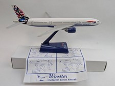 New Old Stock British Airways BOEING 777 CANADA Airplane Desk Model by Wooster picture