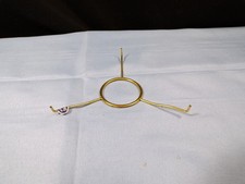 NOS Brass Plated Mini Miniature Oil Lamp Tripod Shade Holder picture