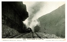 Alaskan Railroad W.P.&Y. RR Clifton AK C1906 Postcard AF3 picture