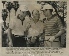 1956 Press Photo Lou Kretlow, Kansas City, Lou Durocher, Alvin Dark, New York picture