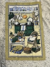 Vintage National Trust Country Kitchen Tea Towel Designed By Pat Albeck picture