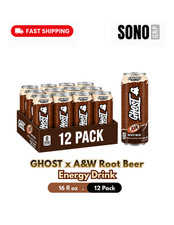 Ghost x A&W Energy Drink, 16 Fl Oz (Pack of 12) Fast Shipping picture