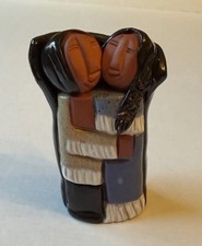 Mother & Child Figurine by KEENA Lorraine Beljaars Native American Mohawk Artist picture