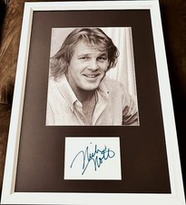 Nick Nolte cut autograph signed framed with vintage 8x10 B&W photo JSA 48 Hours picture