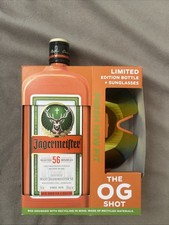 Limited Edition Orange Jägermeister Bottle and OG Sunglasses 750 ml (EMPTY) picture