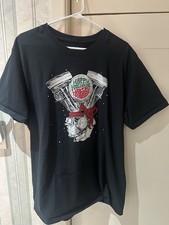 Harley Davidson Happy Holidays Short Sleeve Shirt Frederick, CO Size XL picture