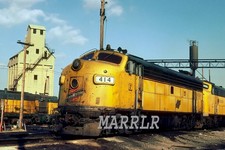 RR Photo-CHICAGO & NORTH WESTERN CNW 414 F7A at Chicago Il  9/24/1978 picture