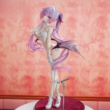 1/6 Succubus Eve White Silk Anime Collectible Model Figure Desktop Ornament Toy picture