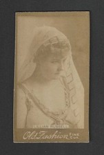 c1880s N664 Tobacco Card - Old Fashion Fine Cut Actresses - Lillian Russell Veil picture